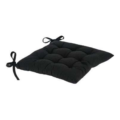 Chair cushion SAWANA 40x40 cm. black