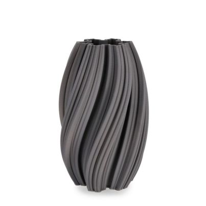 JOLEEN GREY VASE H31