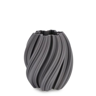 JOLEEN GREY VASE H21