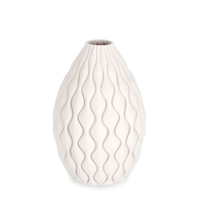 Decorative vase KYLO 28 cm. beige