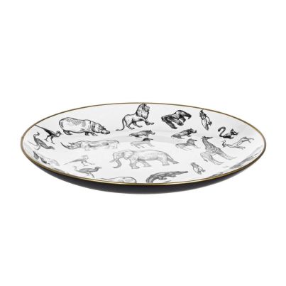 AFRICA PORCELAIN DECORATIVE PLATE D35