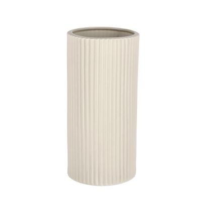 Decorative vase VIVY 12,5x26 cm. ivory