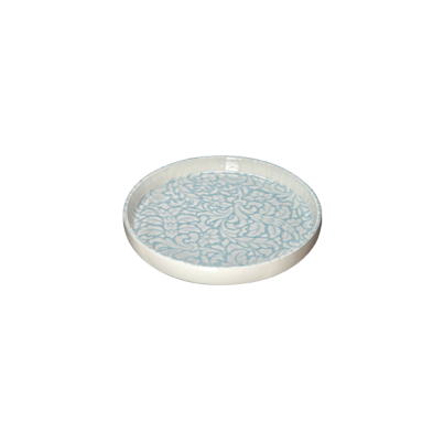 Nordic dinner plate SATURNIA Tiffany, 20 cm, light blue