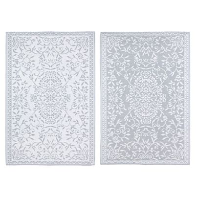 ANSEDONIA WHITE-GREY CARPET 120X180