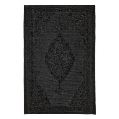 DELBAR BLACK CARPET 150X210