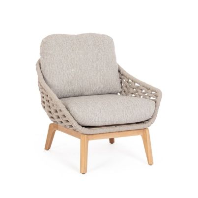 TAMIRES BEIGE ARMCHAIR W-CUSH