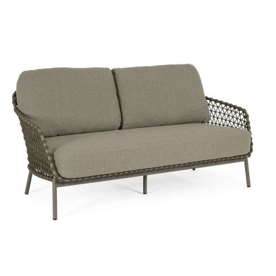 IVISSA GREEN SOFA 2-3SEATS W-CUSH