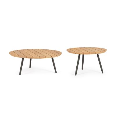 IVISSA CHARCOA COFFEE TABLE SET2 D60-D80