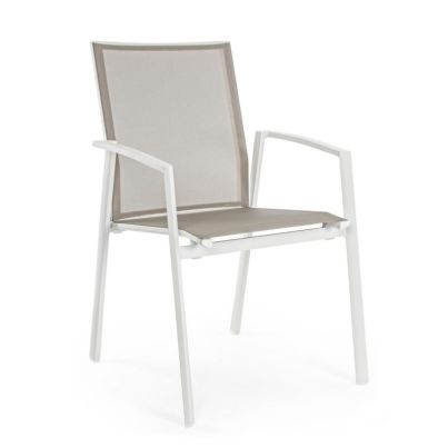 CRUISE WHITE GK50 CHAIR W-ARMRESTS
