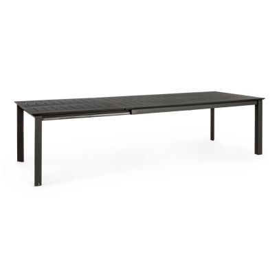 Extendible table KONNOR 200/300x110x76cm black