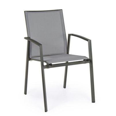CRUISE CHARCOAL GK52 CHAIR W-ARMRESTS
