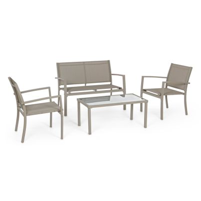 Garden furniture set TRENT taupe