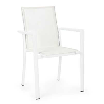 KONNOR WHITE CX21 CHAIR W-ARMRESTS