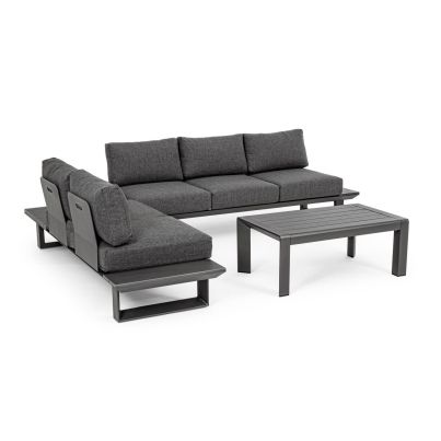 KONNOR CHARCOAL CX23 CORNER SET SOFA W-C