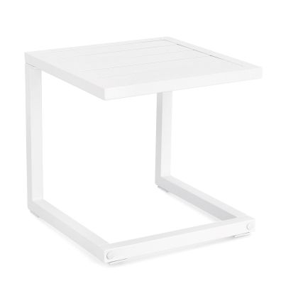 Garden coffee table HILDE 40x40x40cm white