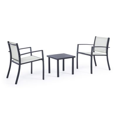 Garden furniture 3 pcs./set AURI anthracite/grey