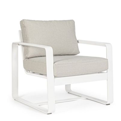 MERRIGAN WHITE YK11 ARMCHAIR W-CUSH