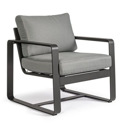 MERRIGAN CHARCOAL YK13 ARMCHAIR W-CUSH