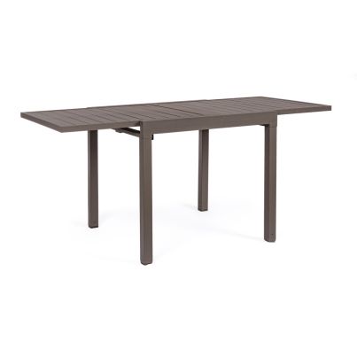 Extendable table PELAGIUS 83-166x80x75 cm. brown