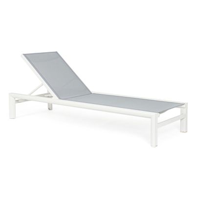 SKIPPER NEW WHITE YK11 SUNBED W-WHEELS