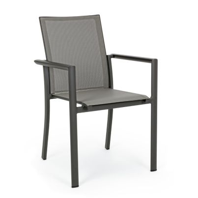 Garden chair with armrests KONNOR 56,2x60x88cm anthracite