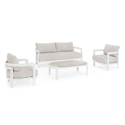 PRESLEY WHITE WG20 SOFA SET4 W-CUSH