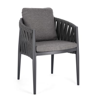 Garden chair JACINTA 63x60x87 cm. anthracite