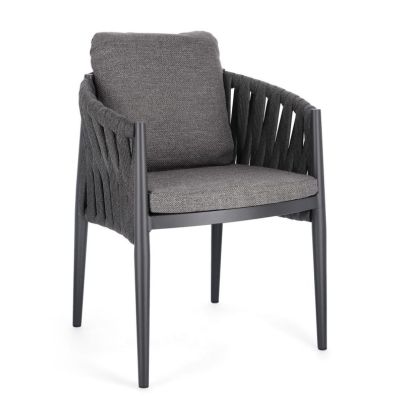 Garden chair JACINTA 63x60x87 cm. anthracite