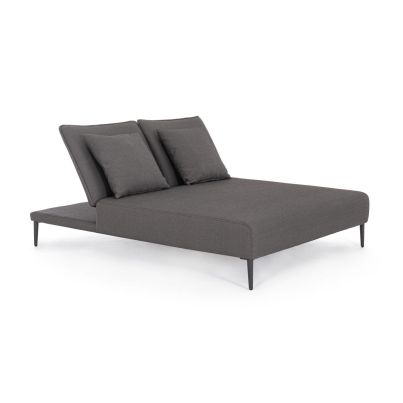 VIPER DOUBLE SUNBED W-CUSH CHAR QS22/ANT