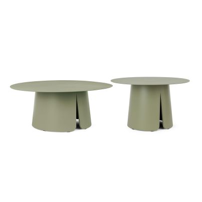 BRYAN AVOCADO COFFEE TABLE SET2 D70+90