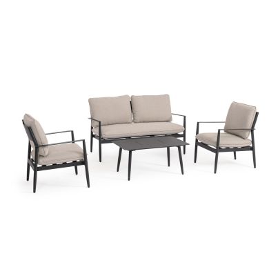 NEBULA ANTRACITE  SOFA SET4 YK13 W-CUSH