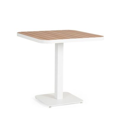 BELMAR WHITE TABLE 75X75 YK11