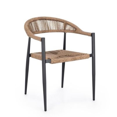 JANDIA CHARC SA26/NAT CHAIR W-ARMREST