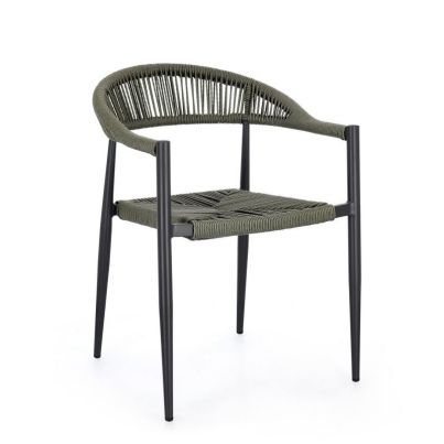 JANDIA CHARC SA26/GREEN CHAIR W-ARMREST