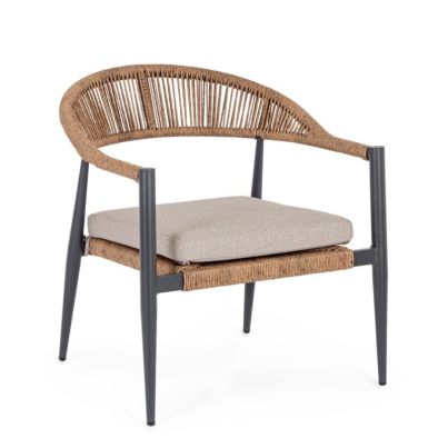 JANDIA CHARC SA26/NAT ARMCHAIR W-ARMREST