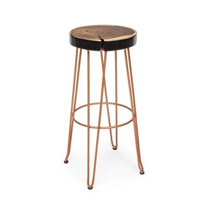 RAKEL COPPER BAR STOOL