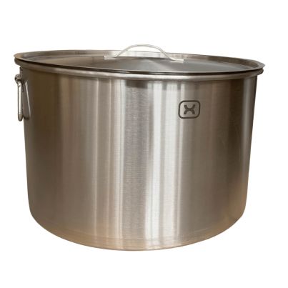 Three-layer Bottom Large Pot CHROM, Welded, Stainless Steel, 30 cm, 21 L