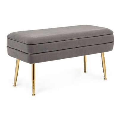 PAVLINA DARK GREY STORAGE BENCH