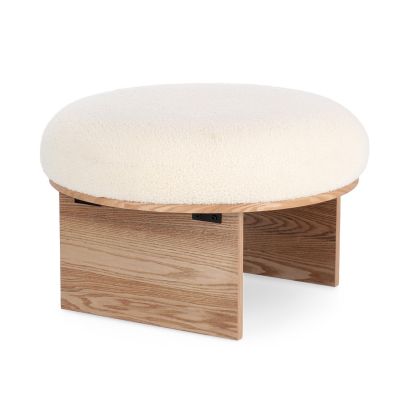 ANNUSKA NAT-WHITE STOOL