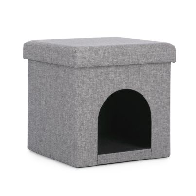 Foldable dog house LEOPOLD 38x38 cm. grey