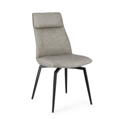 LAWRENCE TAUPE PU CHAIR