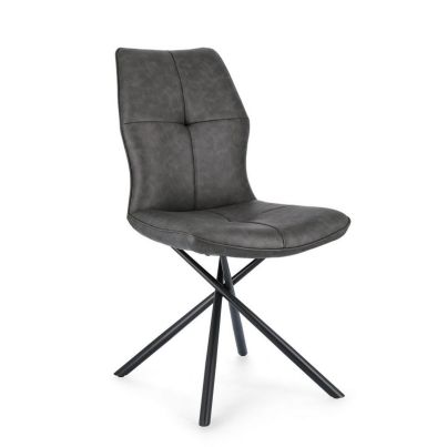 KEPLER CHARCOAL PU CHAIR