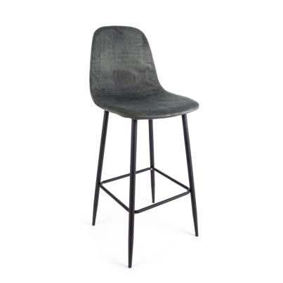 Bar stool IRELIA 46x39x103 cm. dark gray