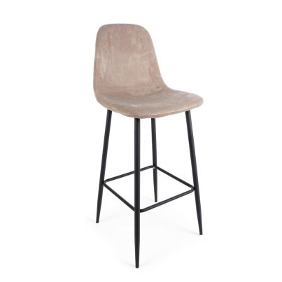 Bar stool IRELIA 46x39x103 cm. beige