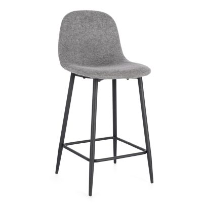 Bar stool IRELIA 46x39x103cm grey