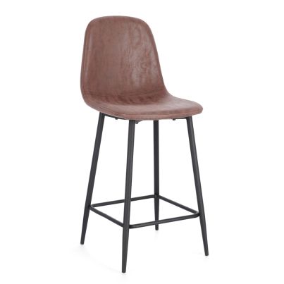 Bar stool IRELIA 46x39x103cm brown