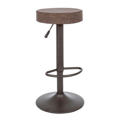 Bar stool PIPER 35x35x64-85 cm. brown