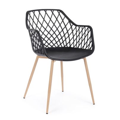 Chair OPTIK 58x54x85,5cm black