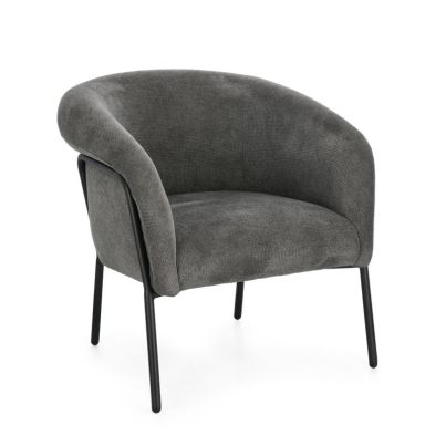 CAMILA DARK GREY ARMCHAIR