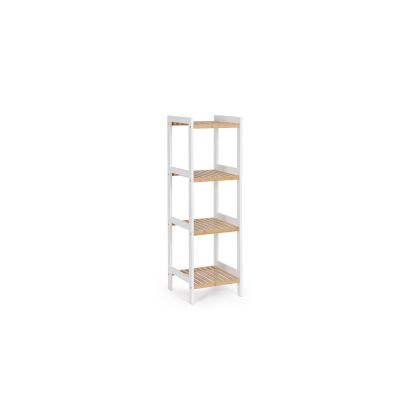 Bizzotto Brooklyn Nat/Wh Shelf 4 Shelves H100 cm